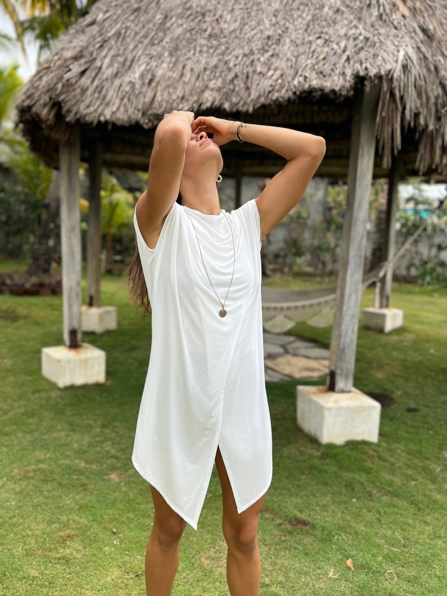glorka JEDI top in white