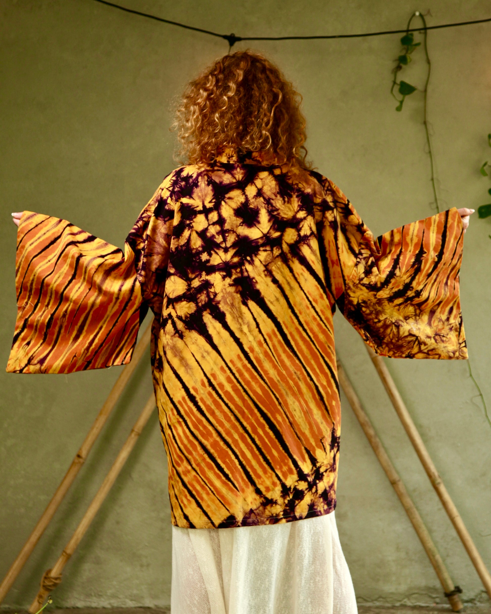 Orange Glorka Kimono