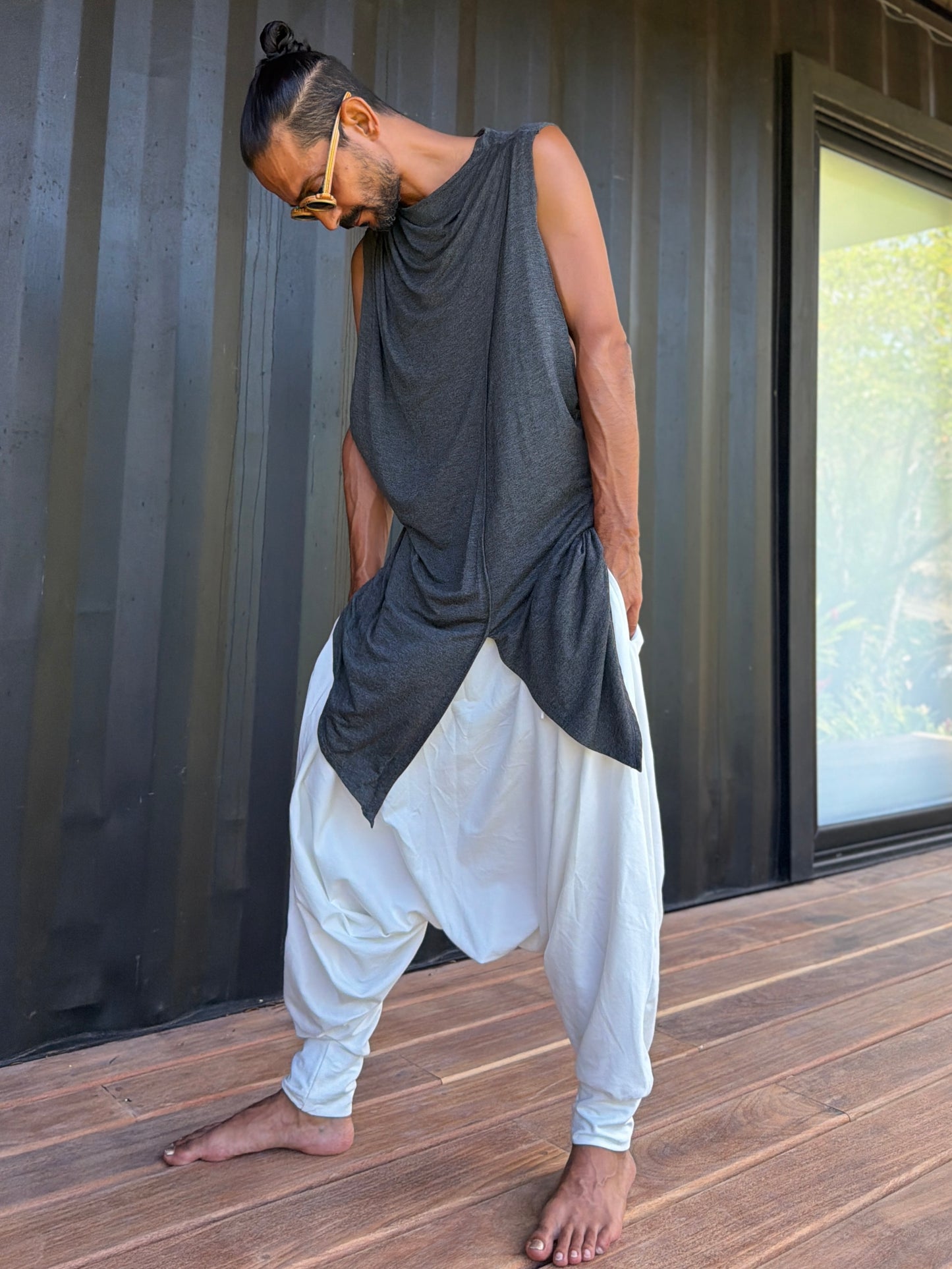Grey Jedi Top | Sleeveless | Him