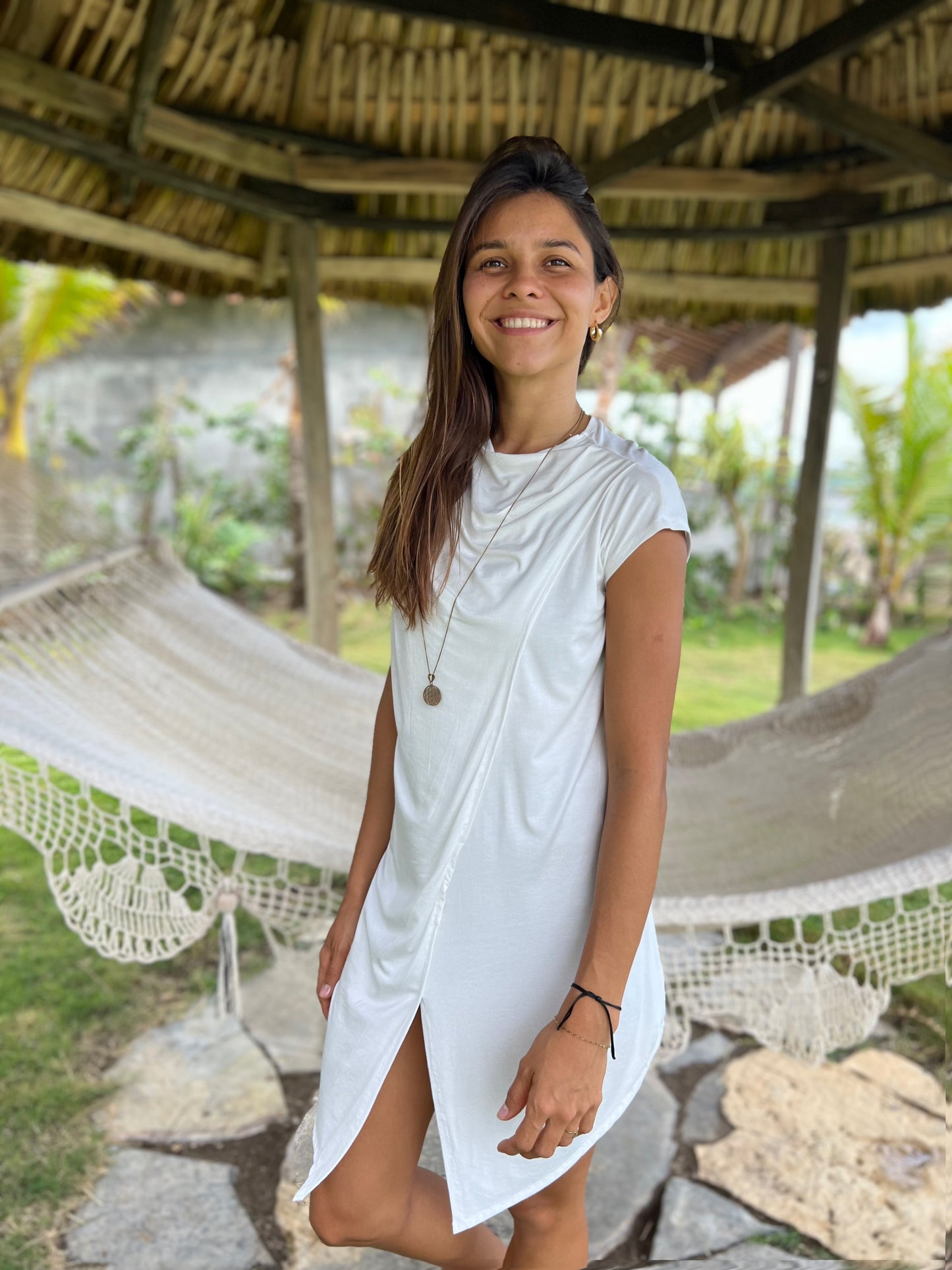 glorka JEDI top in white