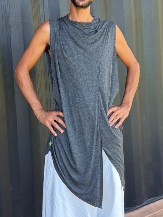 Grey Jedi Top | Sleeveless | Him