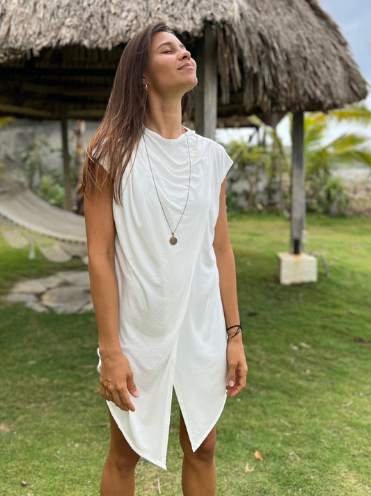 glorka JEDI top in white