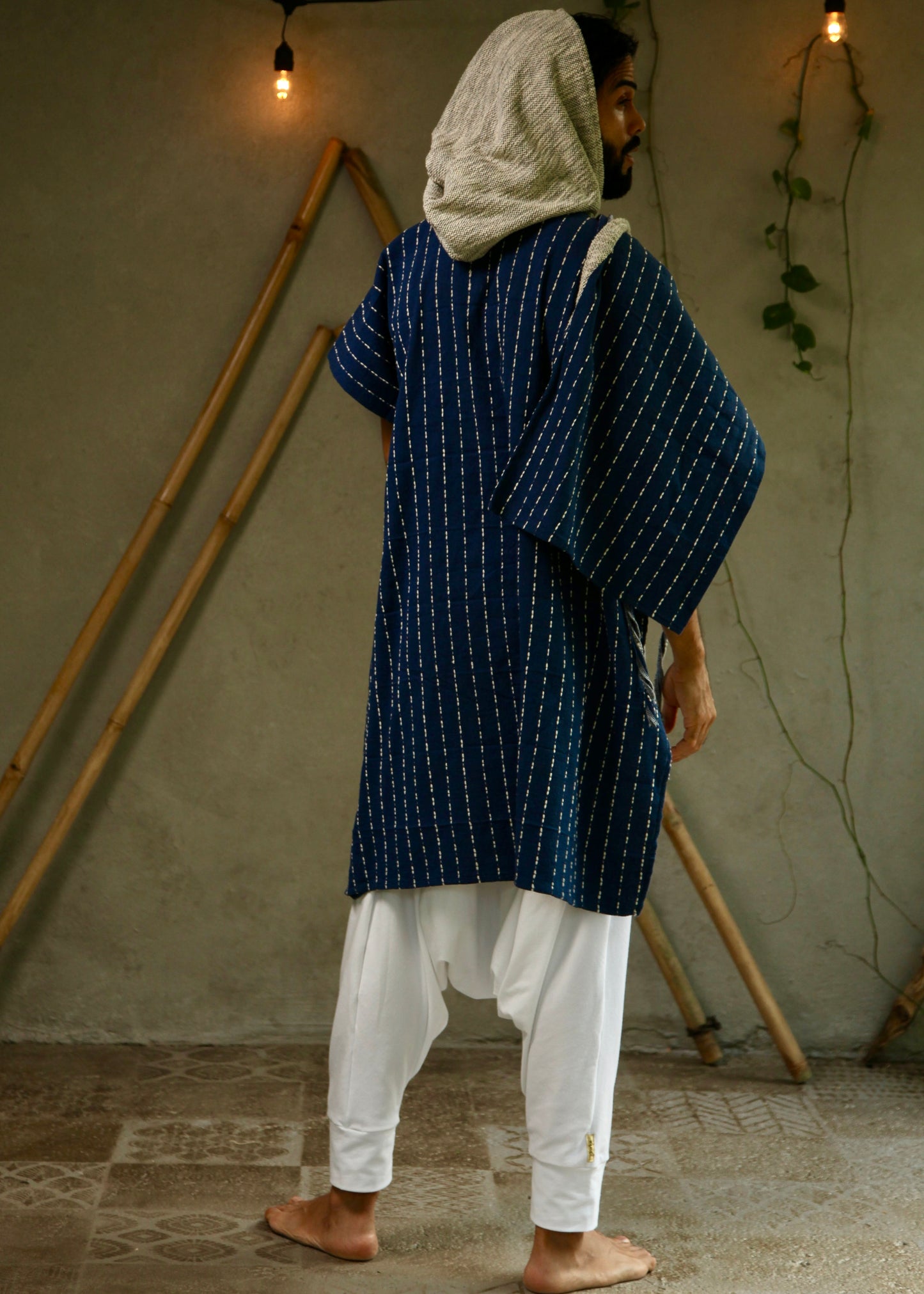 Blue Glorka Poncho