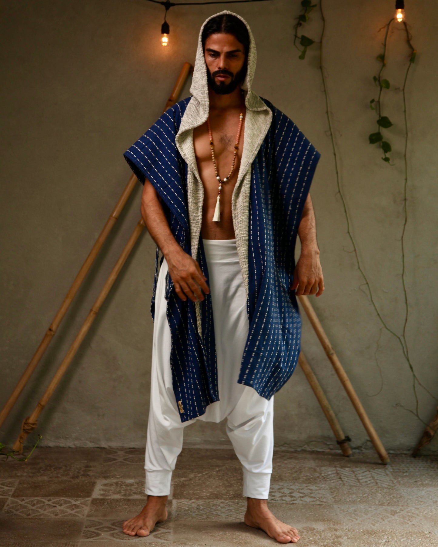 Blue Glorka Poncho
