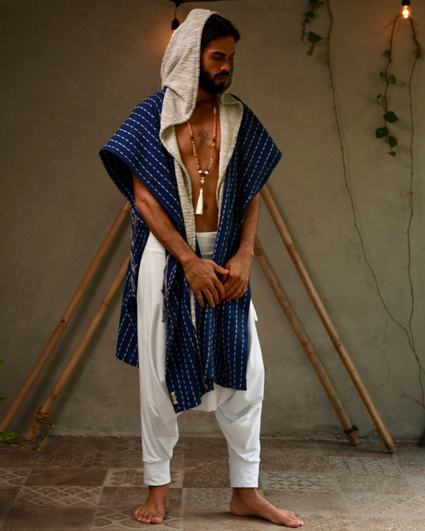 Blue Glorka Poncho