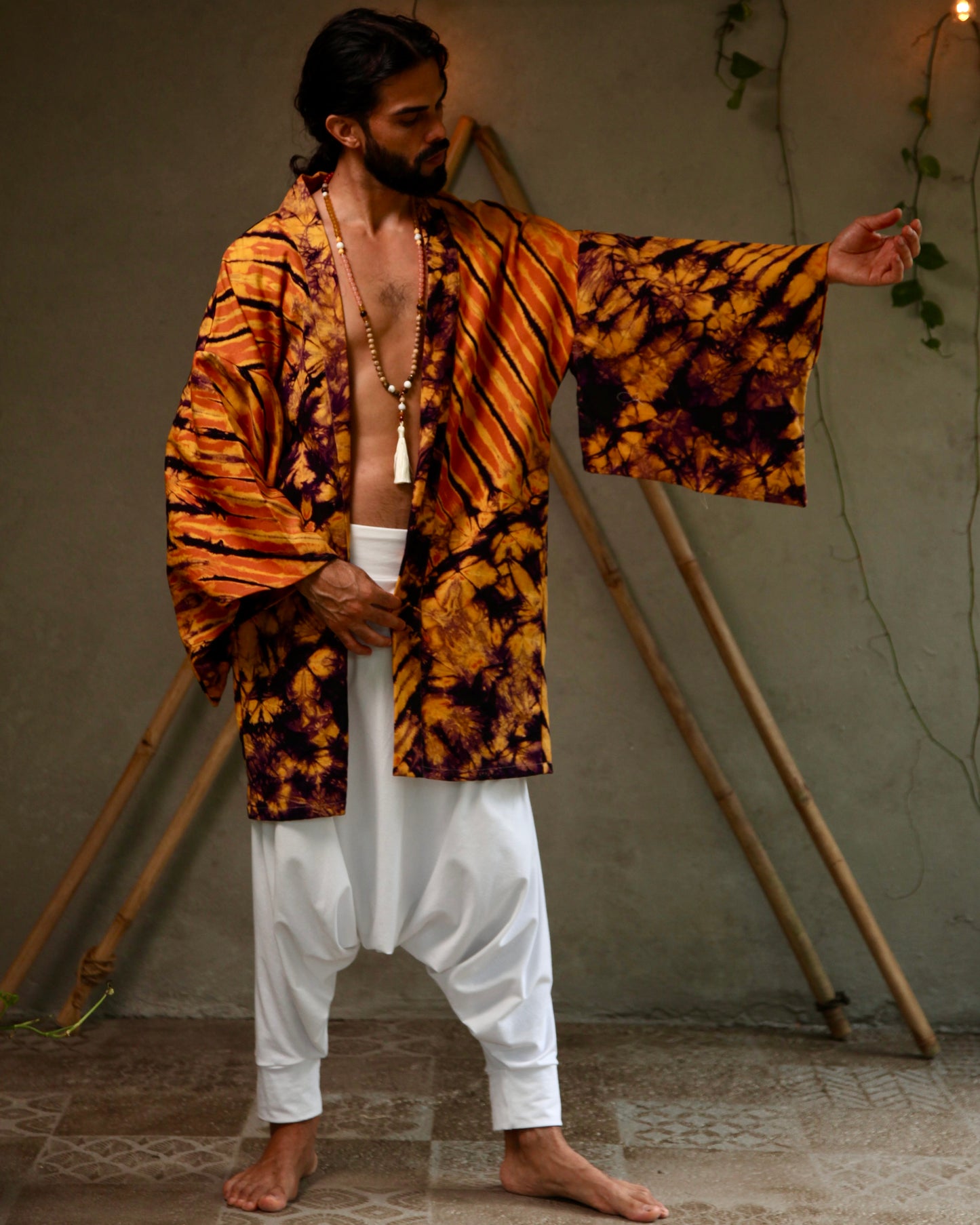 Orange Glorka Kimono for Men