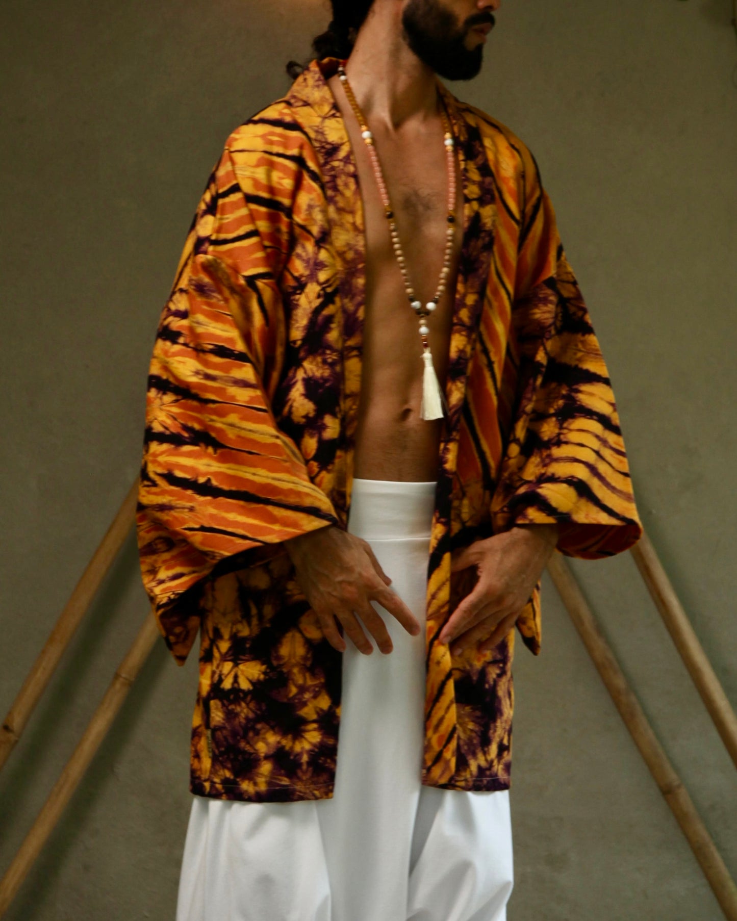 Orange Glorka Kimono for Men