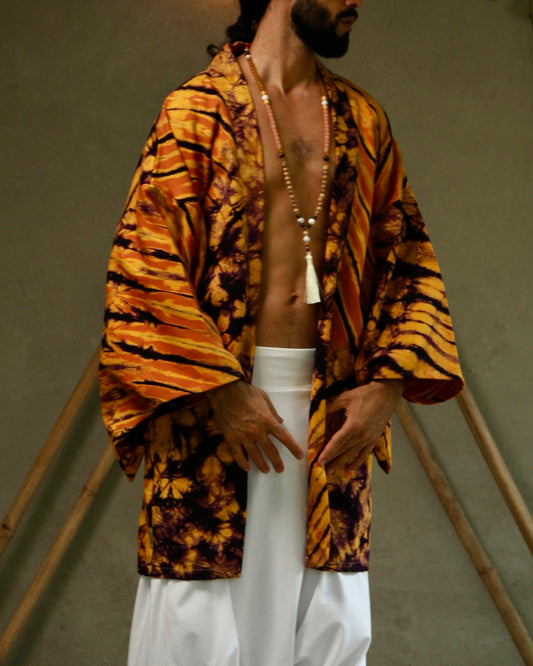 Orange Glorka Kimono for Men