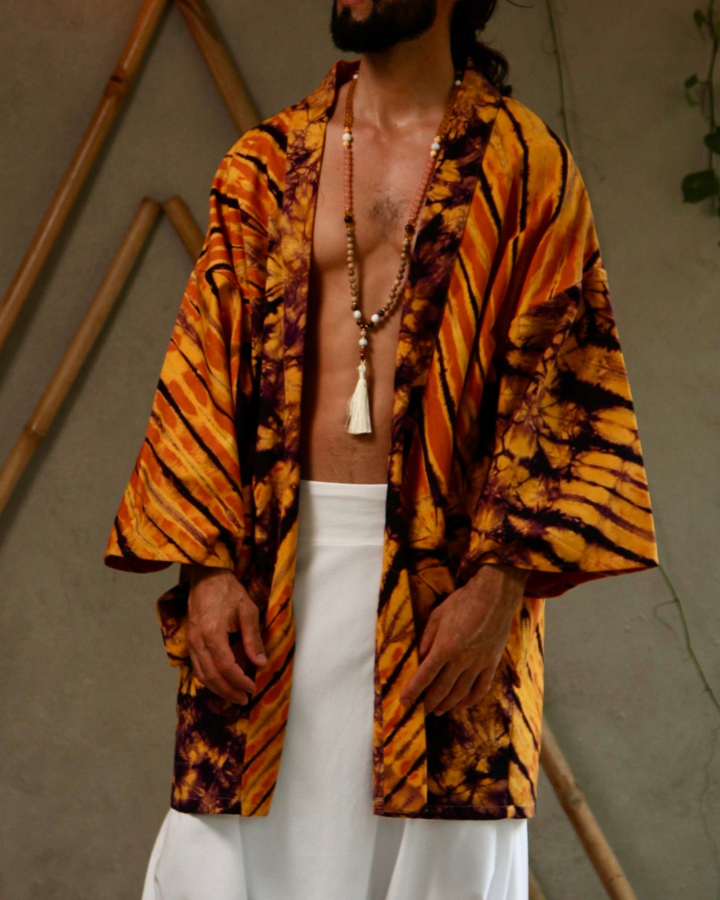 Orange Glorka Kimono for Men