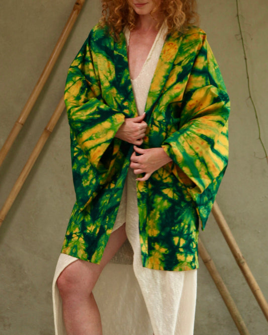 glorka green kimono