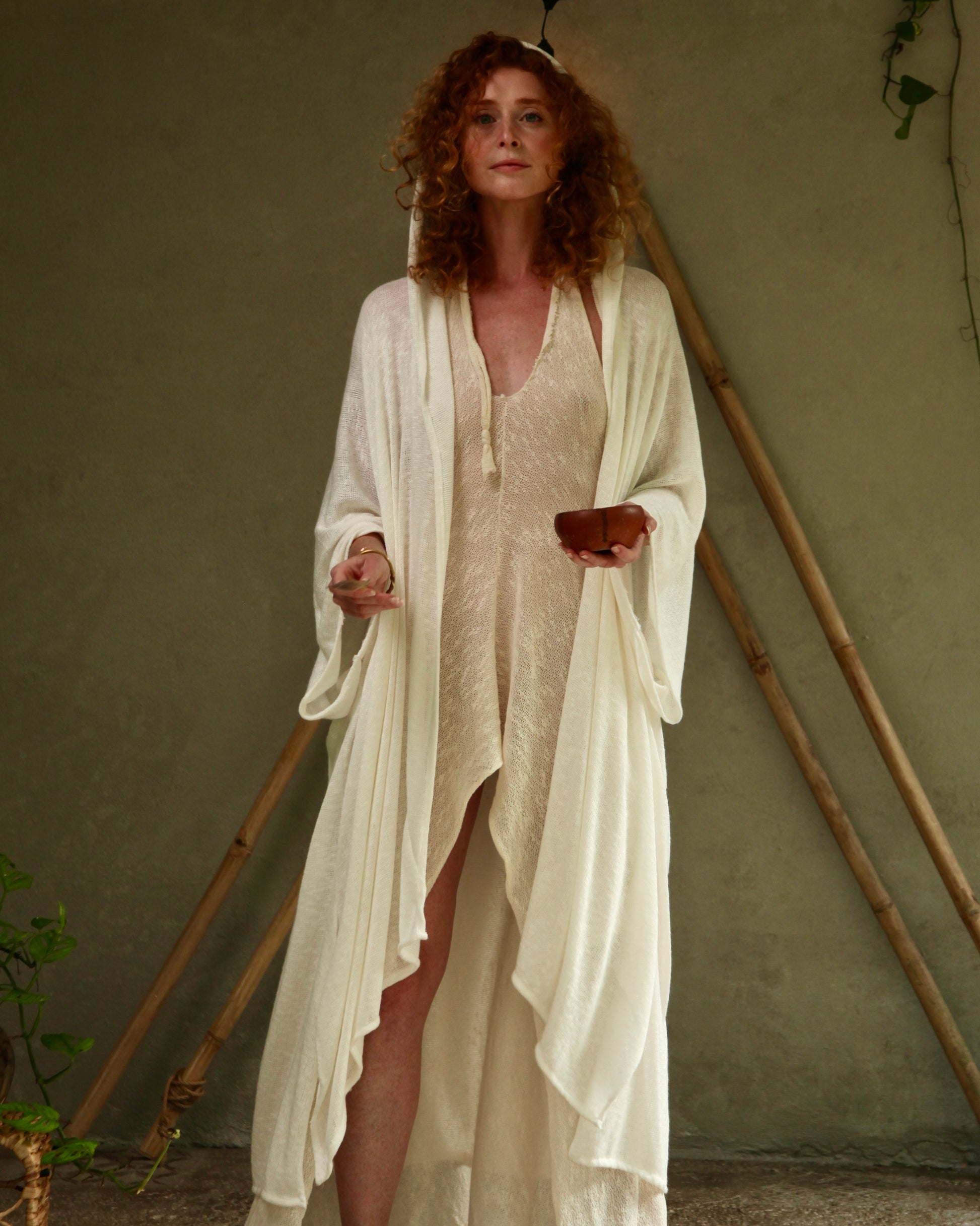 White Glorka Robe
