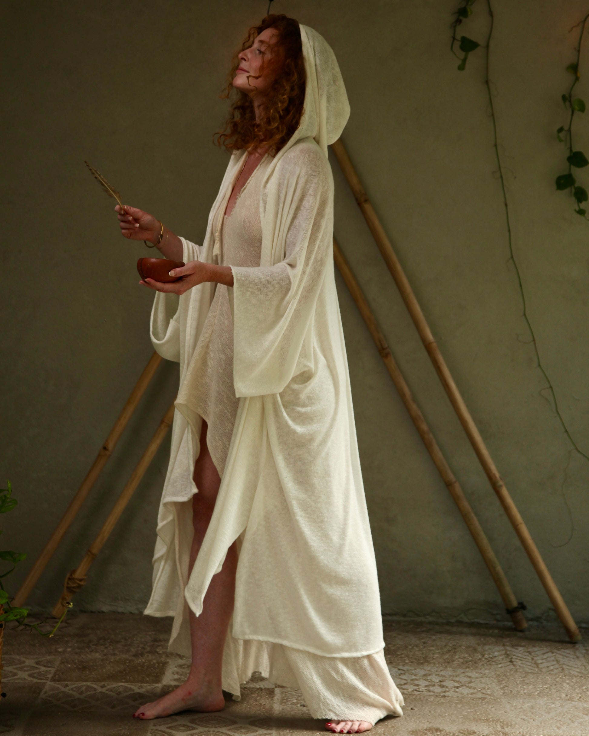 White Glorka Robe