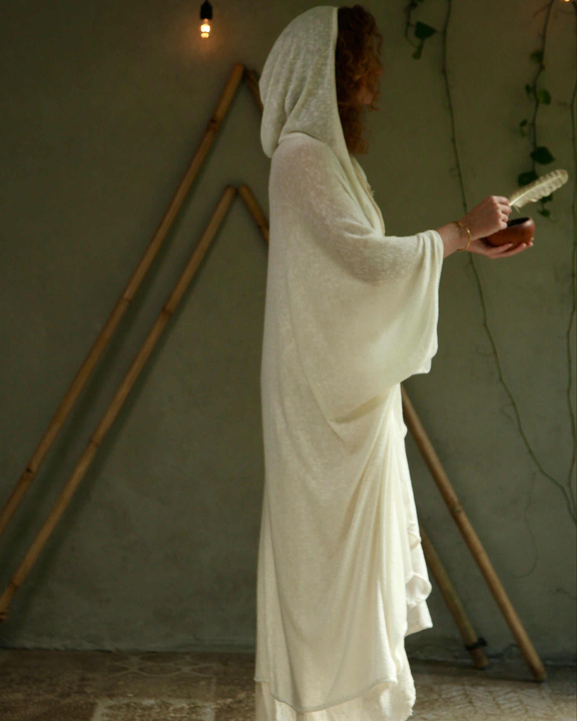 White Glorka Robe