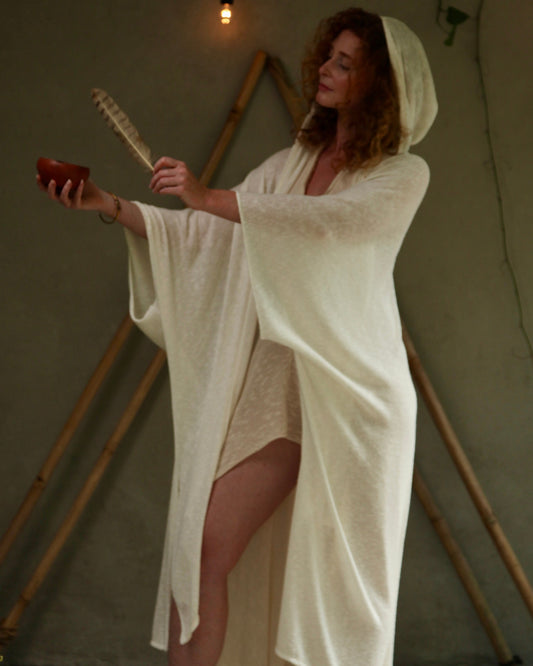 White Glorka Robe