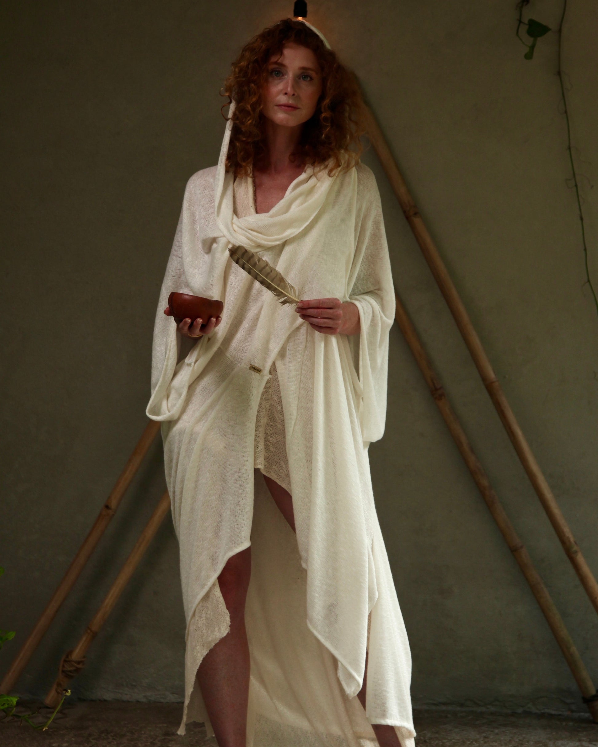 White Glorka Robe