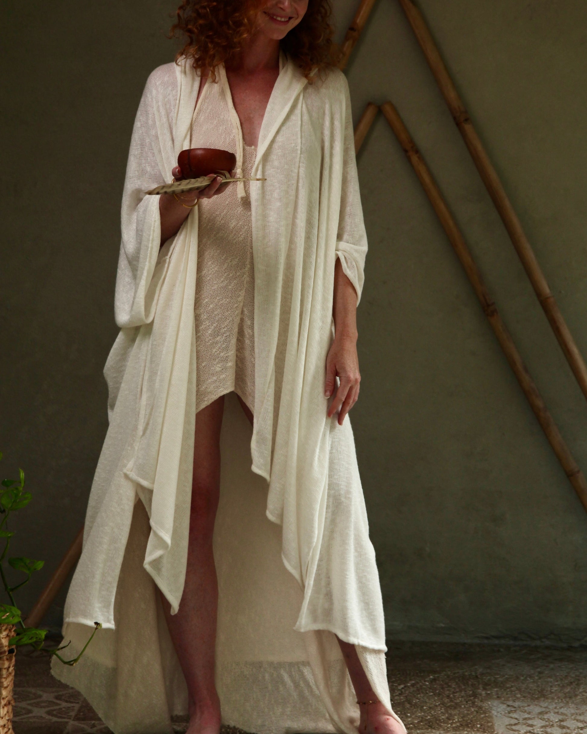 White Glorka Robe