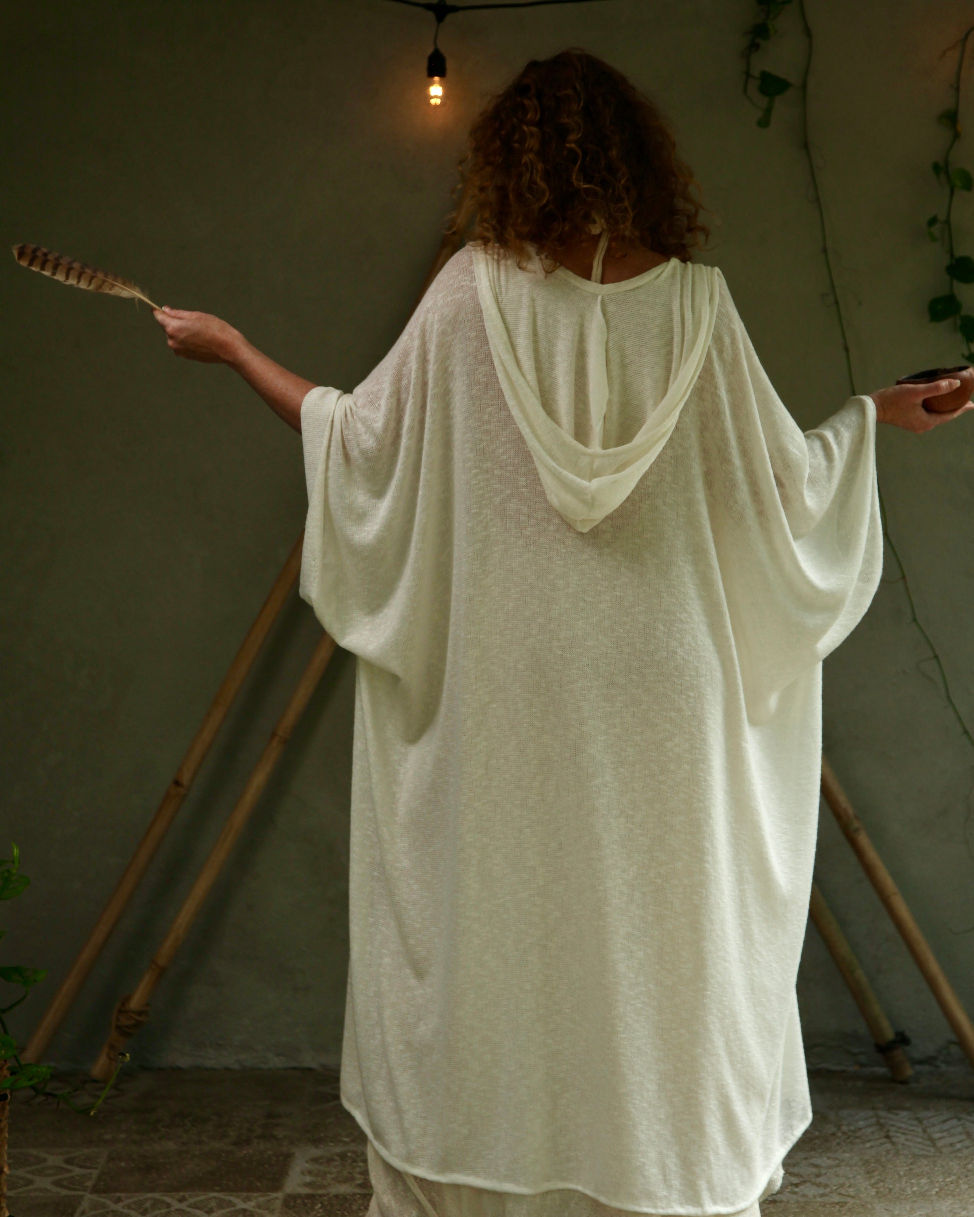 White Glorka Robe