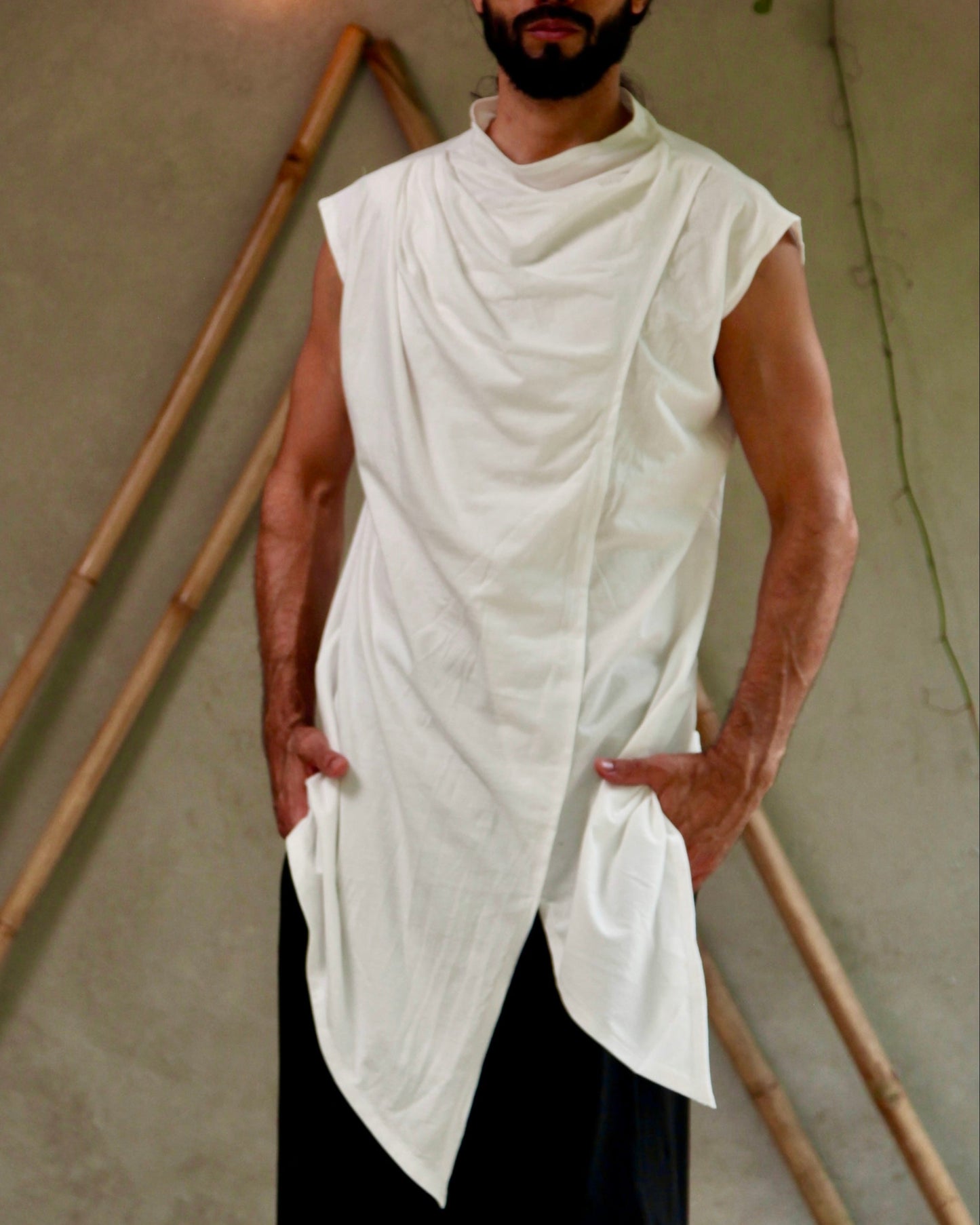 White Glorka Men's Top