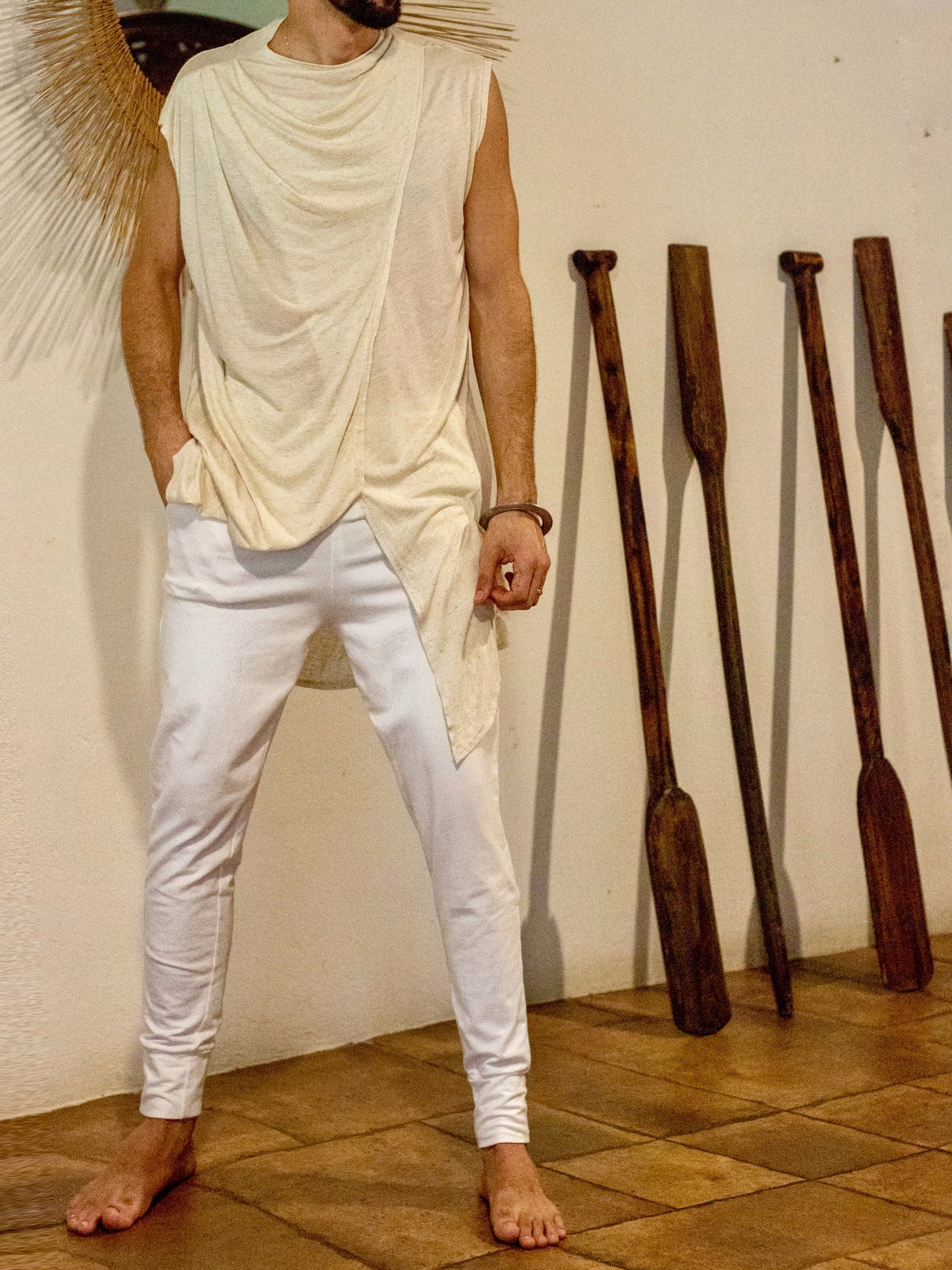 Black Skinny Wander Pant | Him