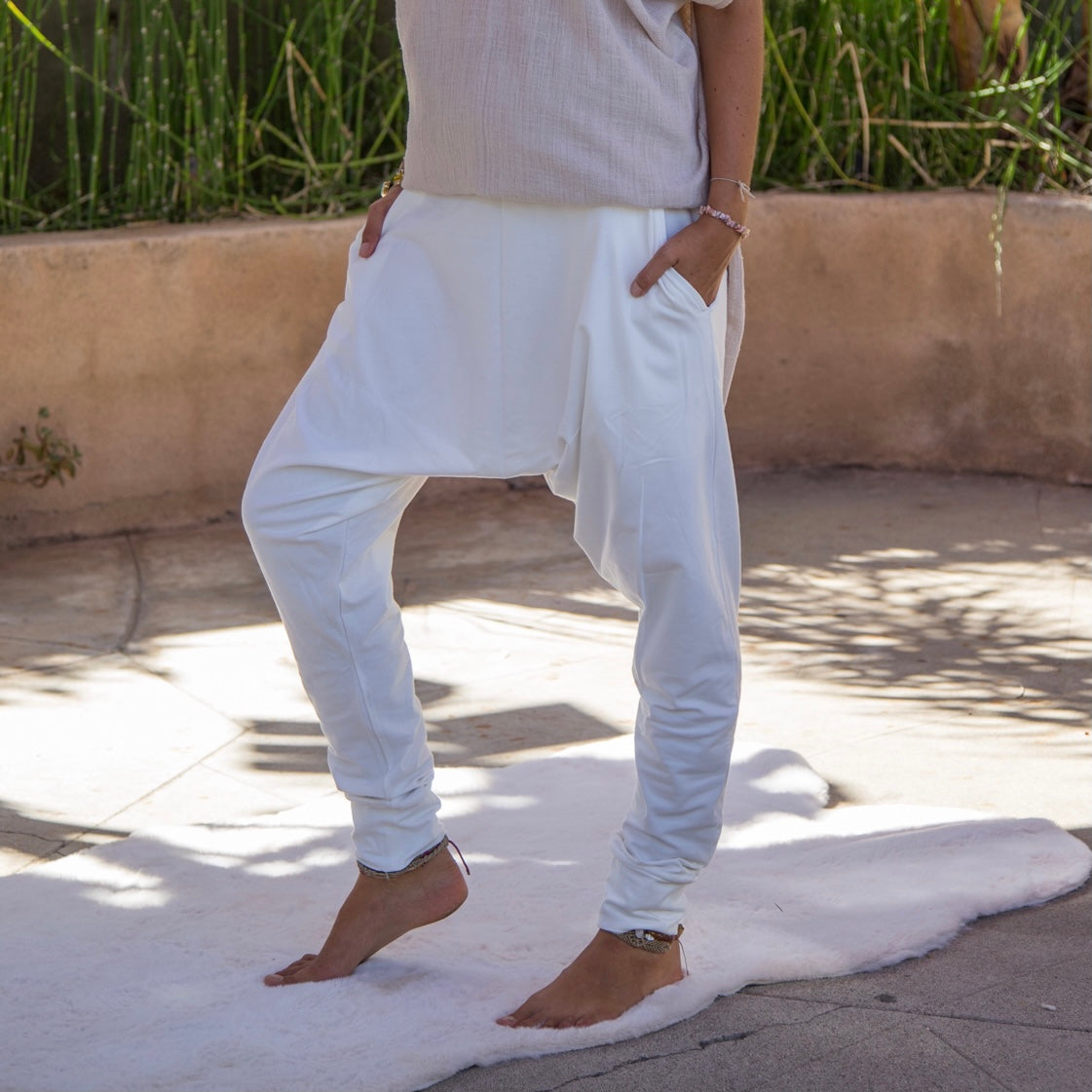 Ivory White Yoga Pants – glorka
