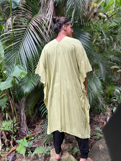 Pistachio Tone | 100% Cotton Caftan | Him