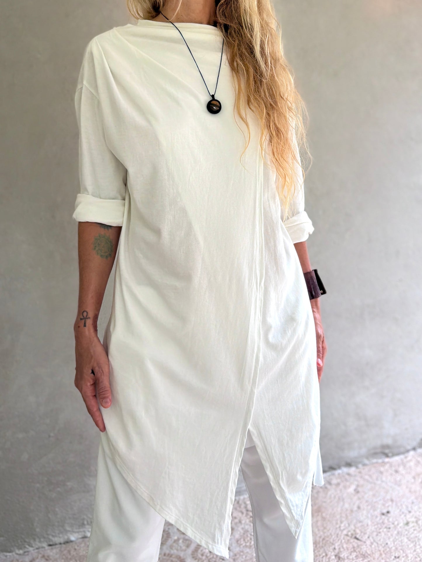 White | Jedi Top | Long Sleeve | Her