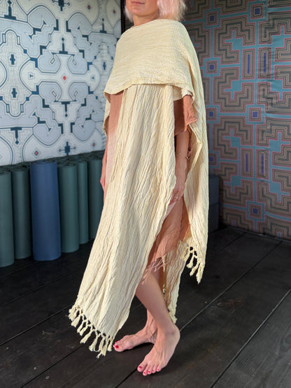 Odara | Handwoven Textured Poncho | Her