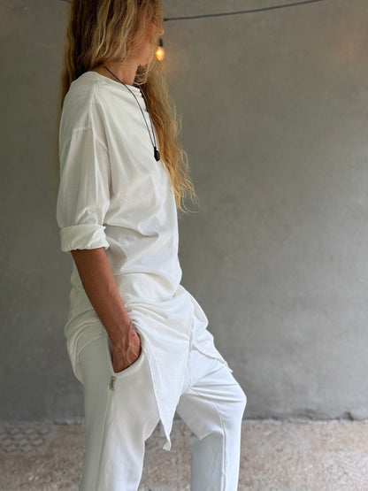 White | Jedi Top | Long Sleeve | Her