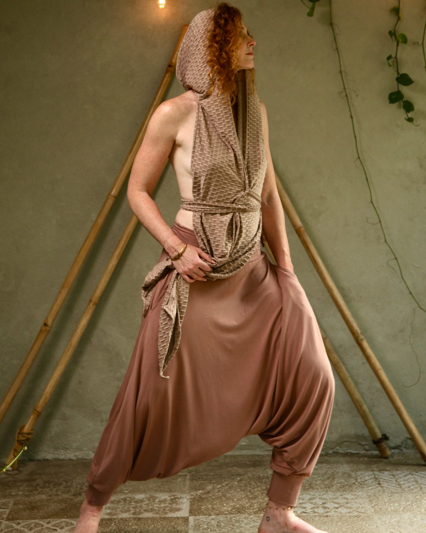 Mauve Deep Stretch Pants | Her