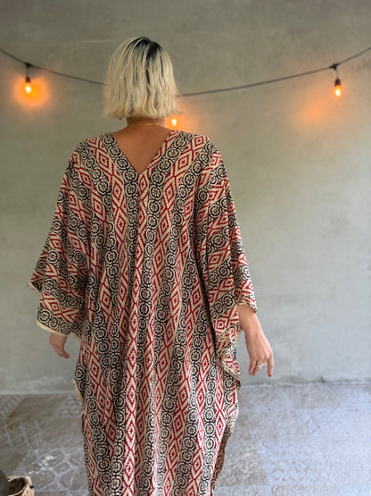 Eternal | Handblock Cotton Caftan