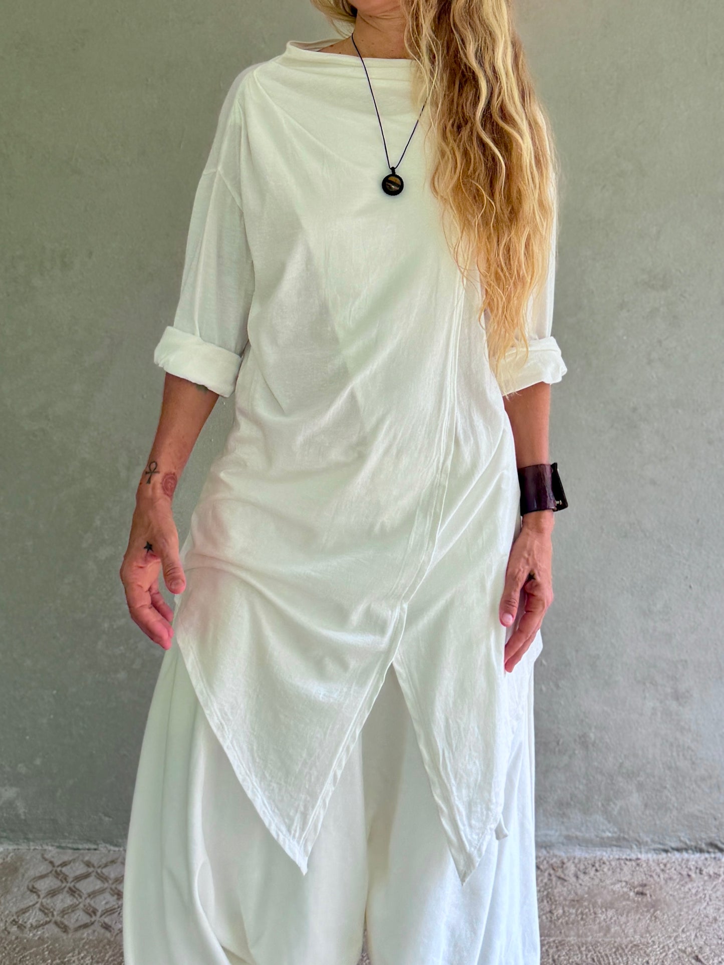 White | Jedi Top | Long Sleeve | Her