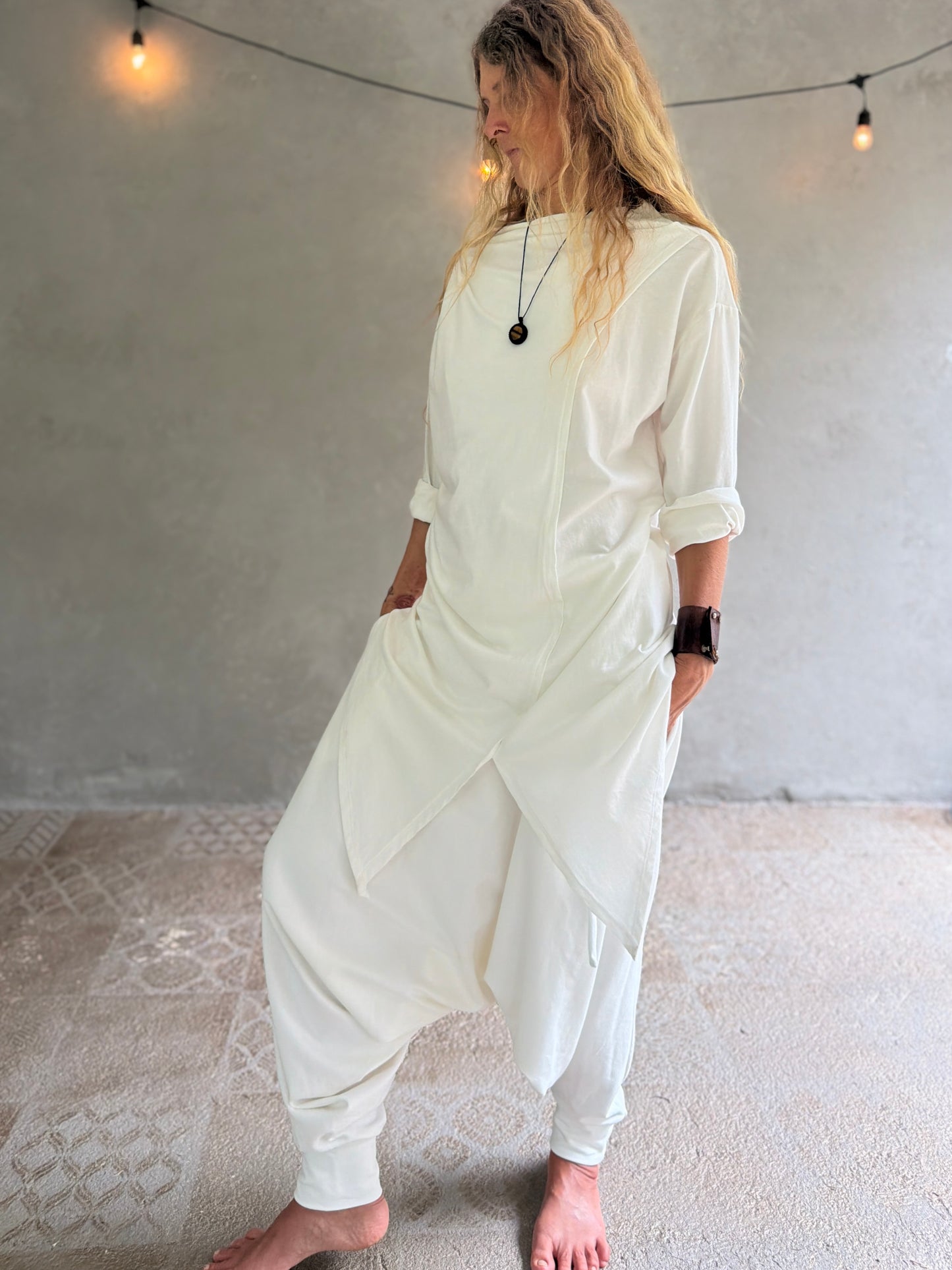 White | Jedi Top | Long Sleeve | Her