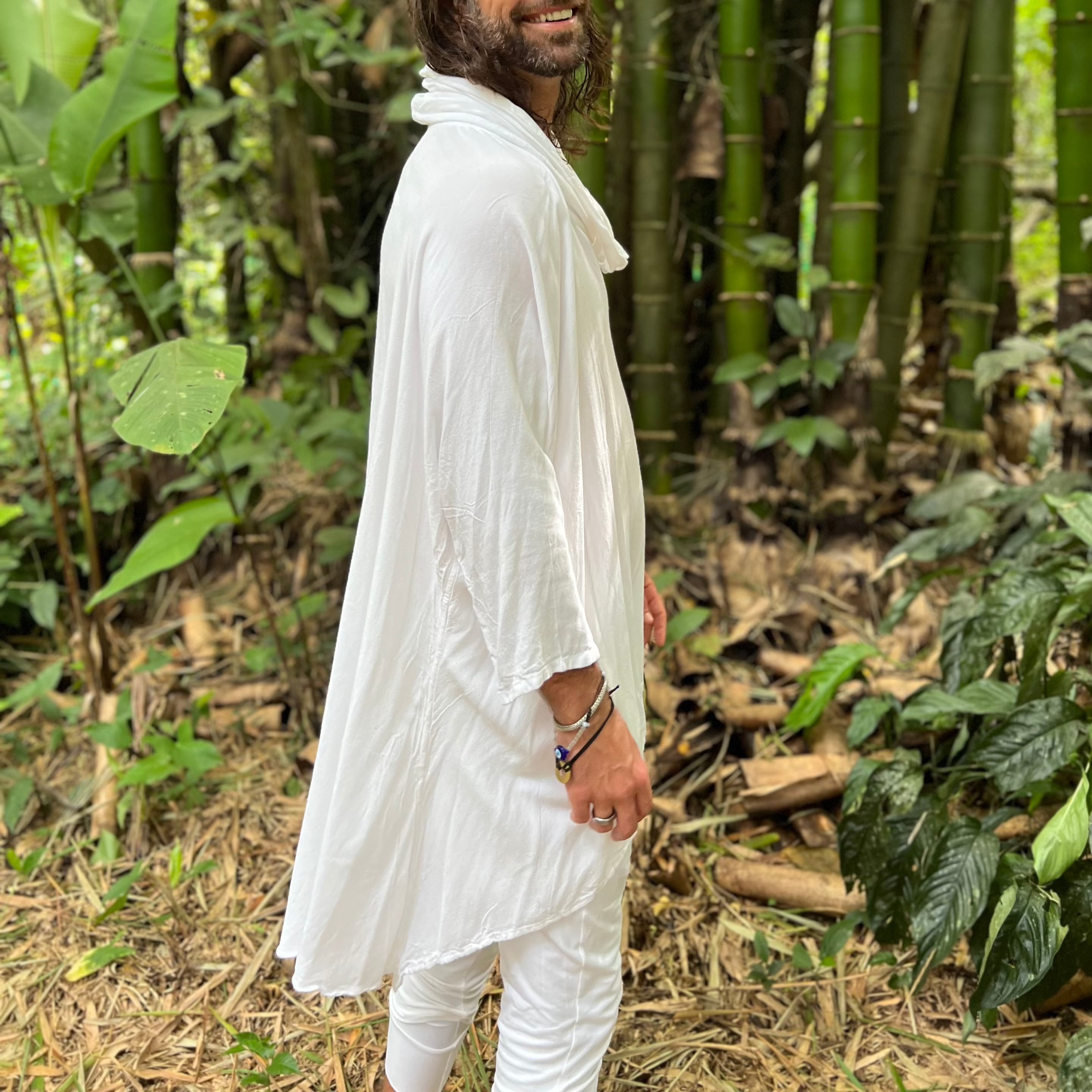 white tunic for men by glorka