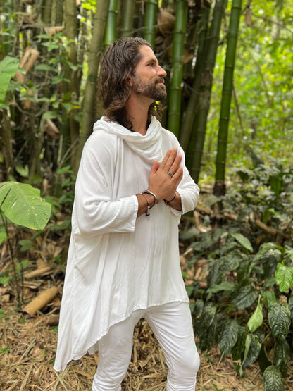 white tunic for men by glorka