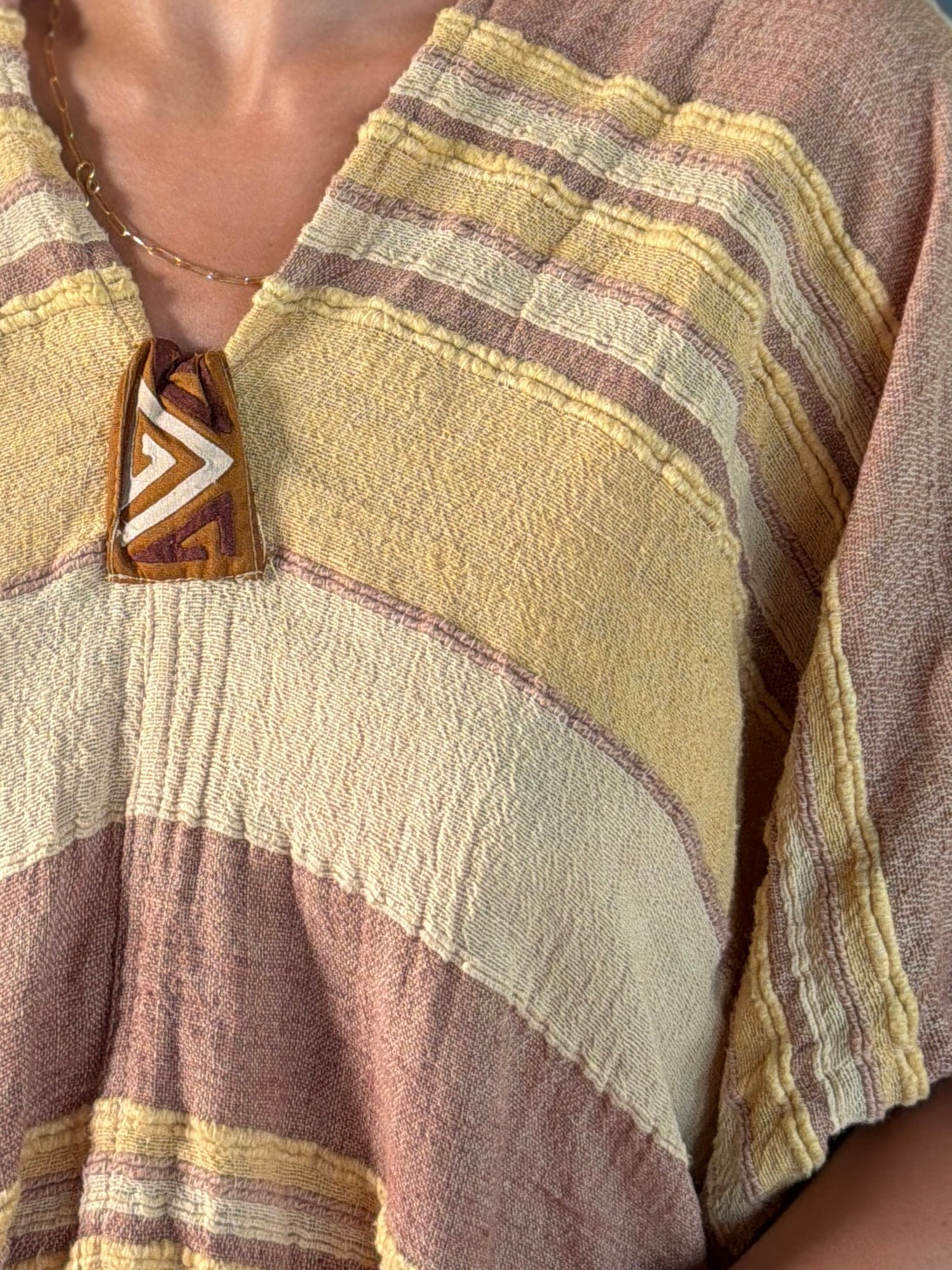 Crystalina | Kuna Embroidered Caftan