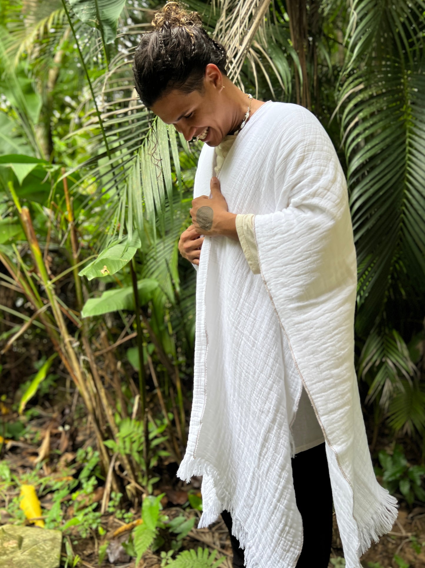 White Grace | Ceremony Shawl | Him