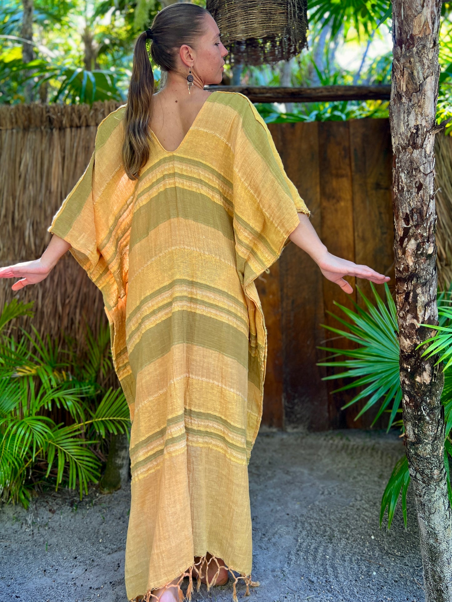 Sunrise | Kuna embroidered Caftan