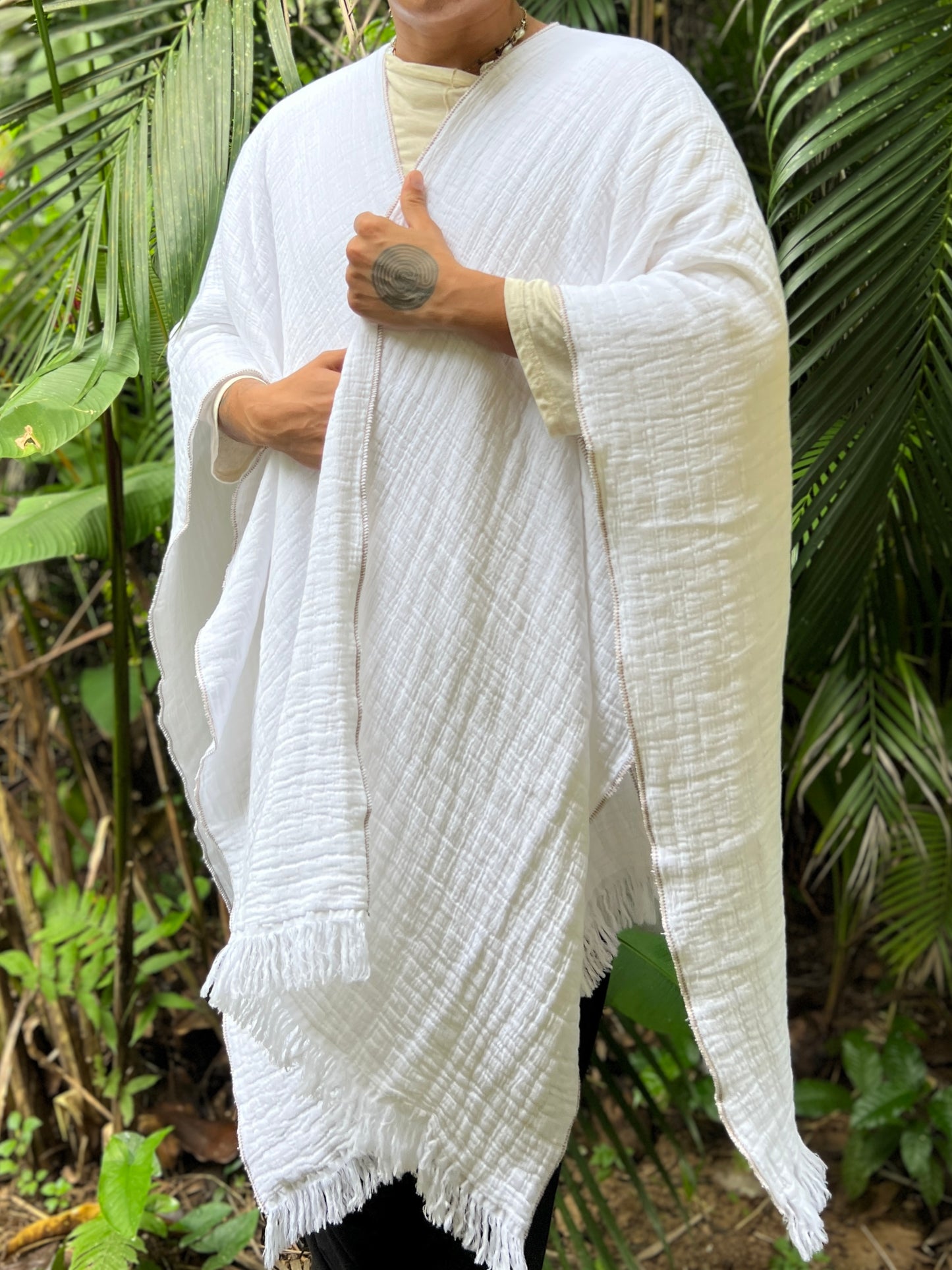 White Grace | Ceremony Shawl | Him