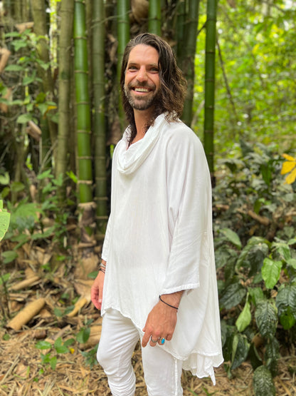 white tunic for men by glorka