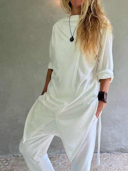 White | Jedi Top | Long Sleeve | Her