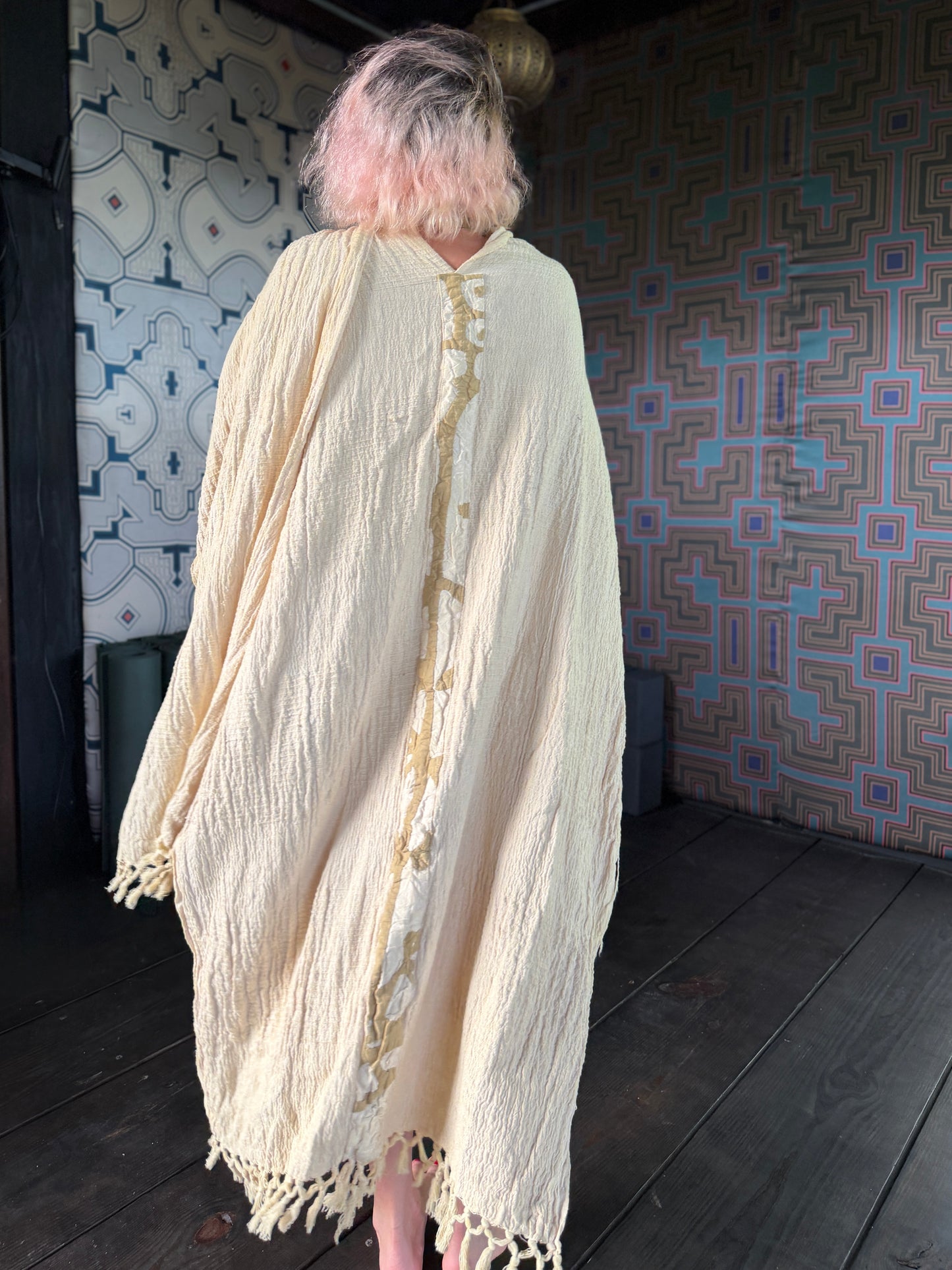 Odara | Handwoven Textured Poncho | Her