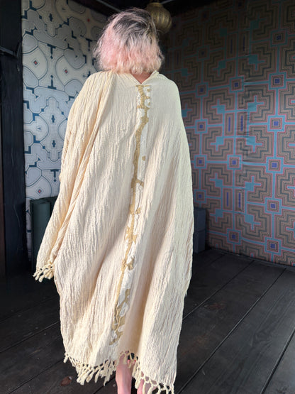 Odara | Handwoven Textured Poncho | Her