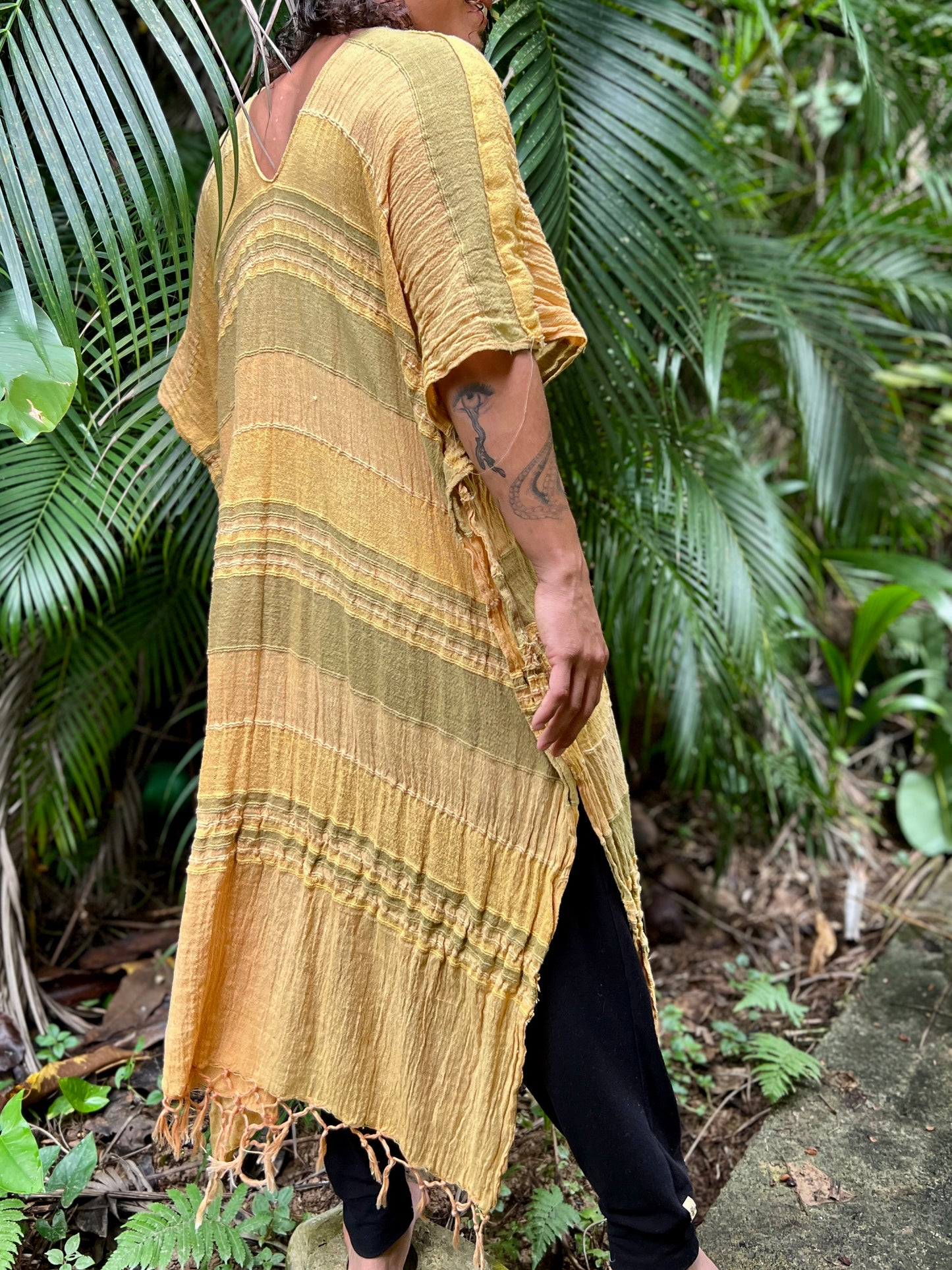 Sunrise | Kuna embroidered Caftan | Him