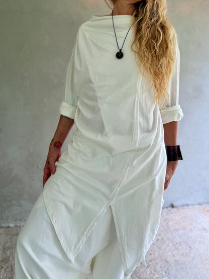 White | Jedi Top | Long Sleeve | Her