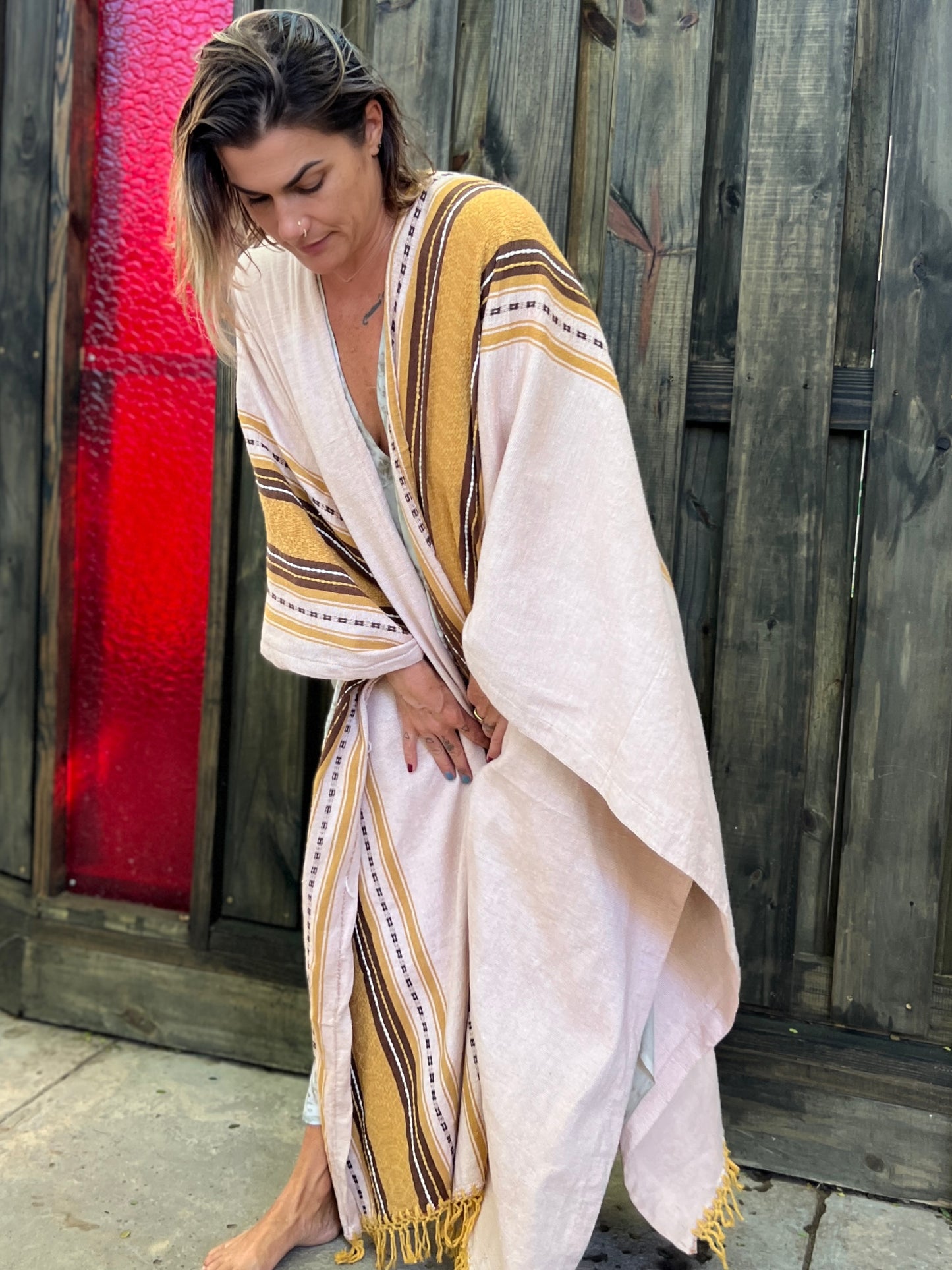 Ashwattha | Handwoven Poncho