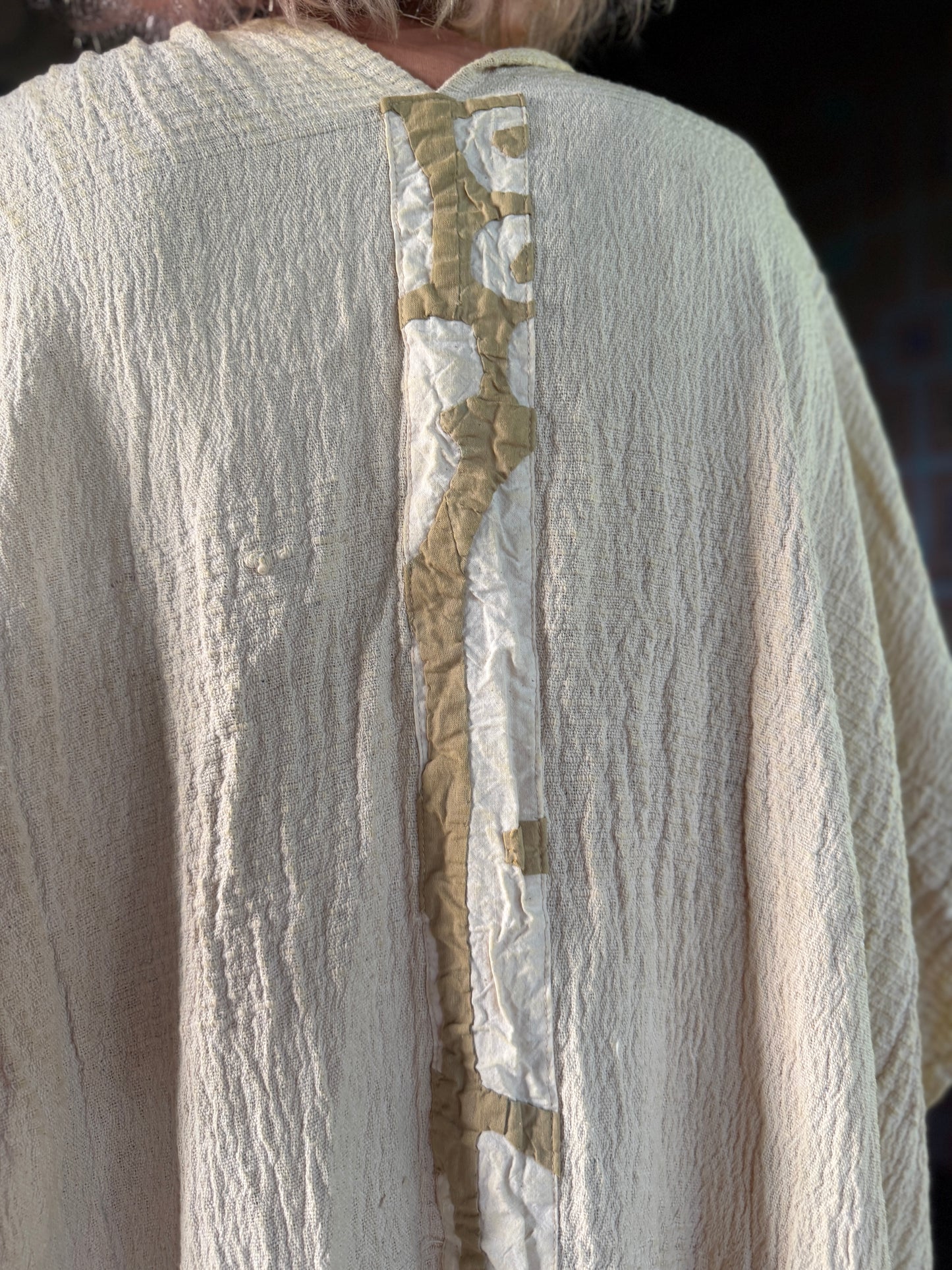 Odara | Handwoven Textured Poncho | Her