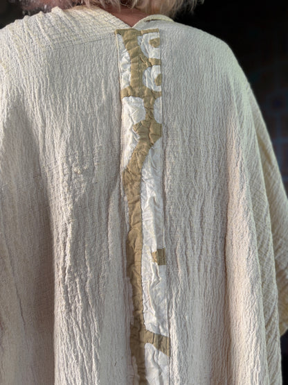 Odara | Handwoven Textured Poncho | Her
