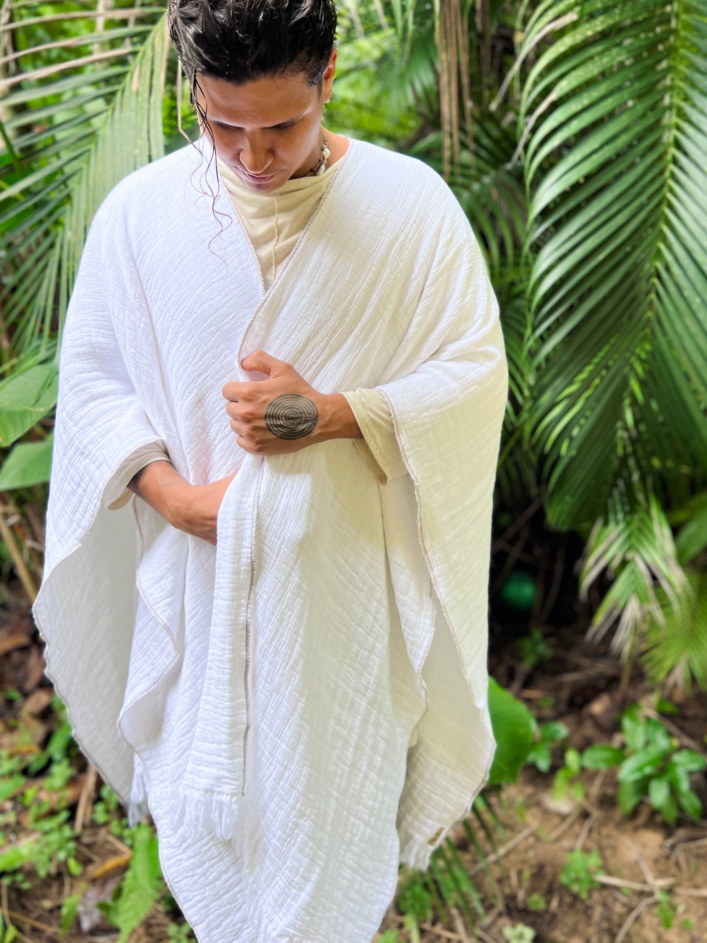 White Grace | Ceremony Shawl | Him