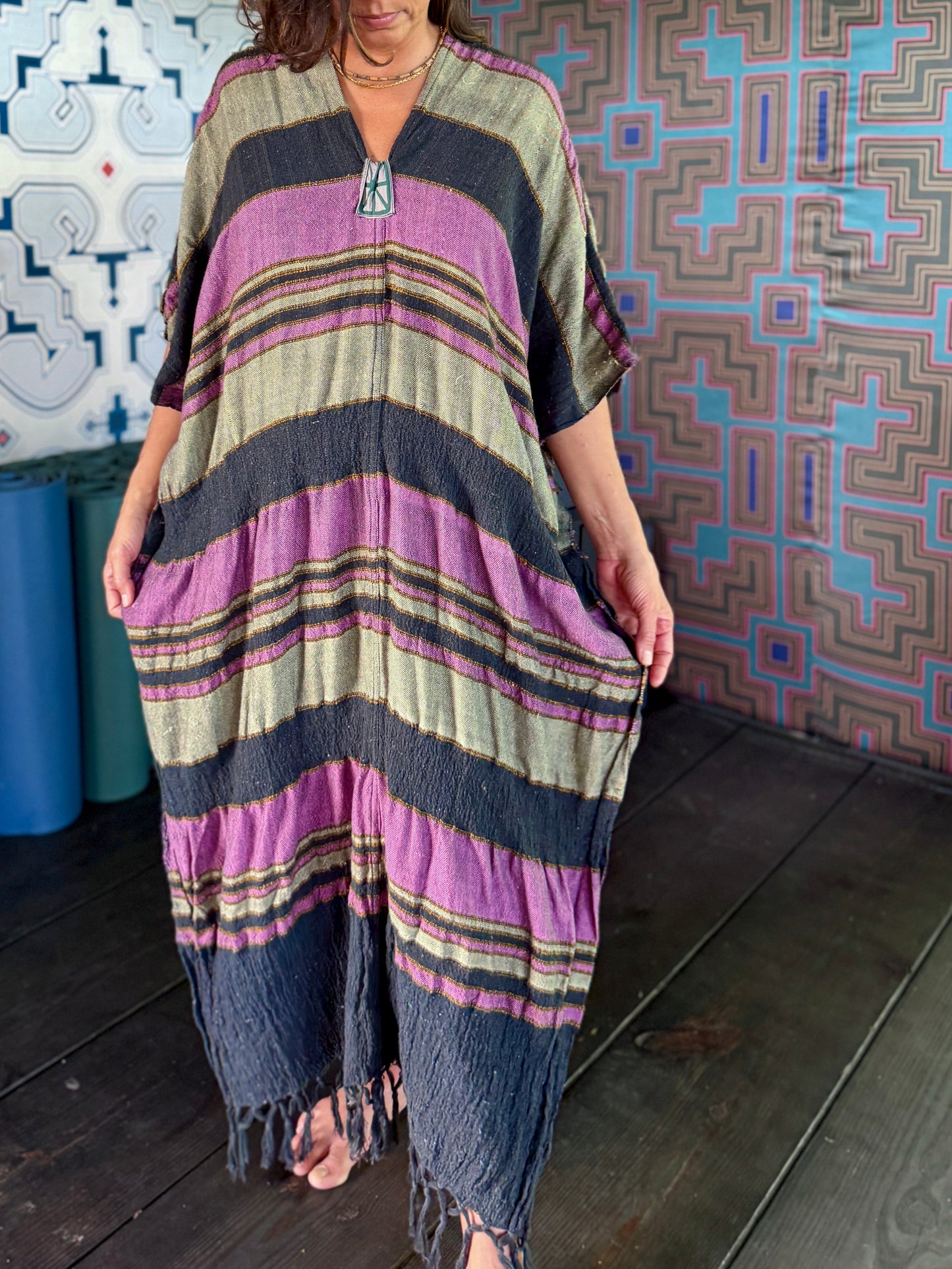 Ruby | Kuna Embroidered Caftan