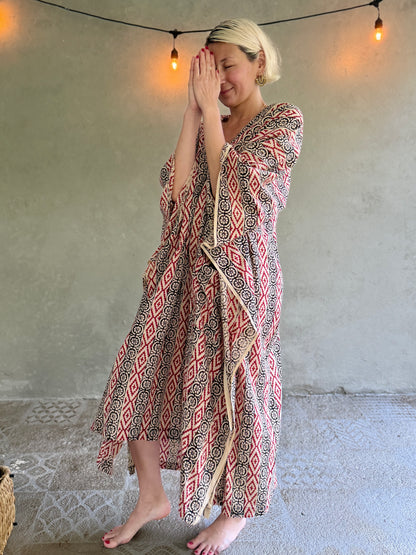 Eternal | Handblock Cotton Caftan